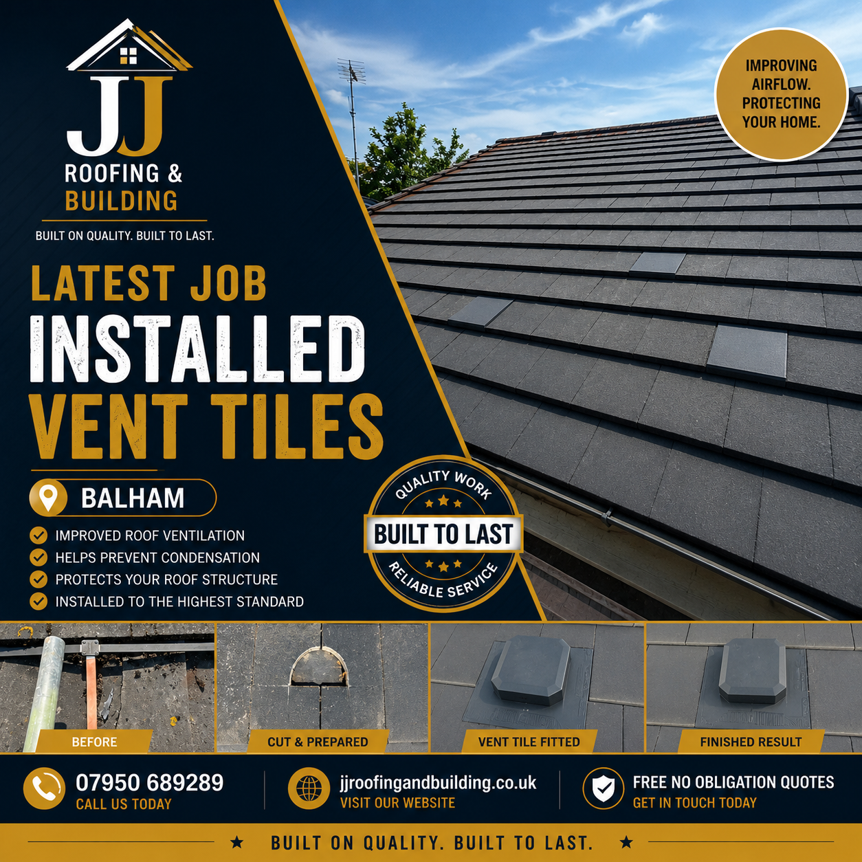 Recent JJ Roofing & Building project